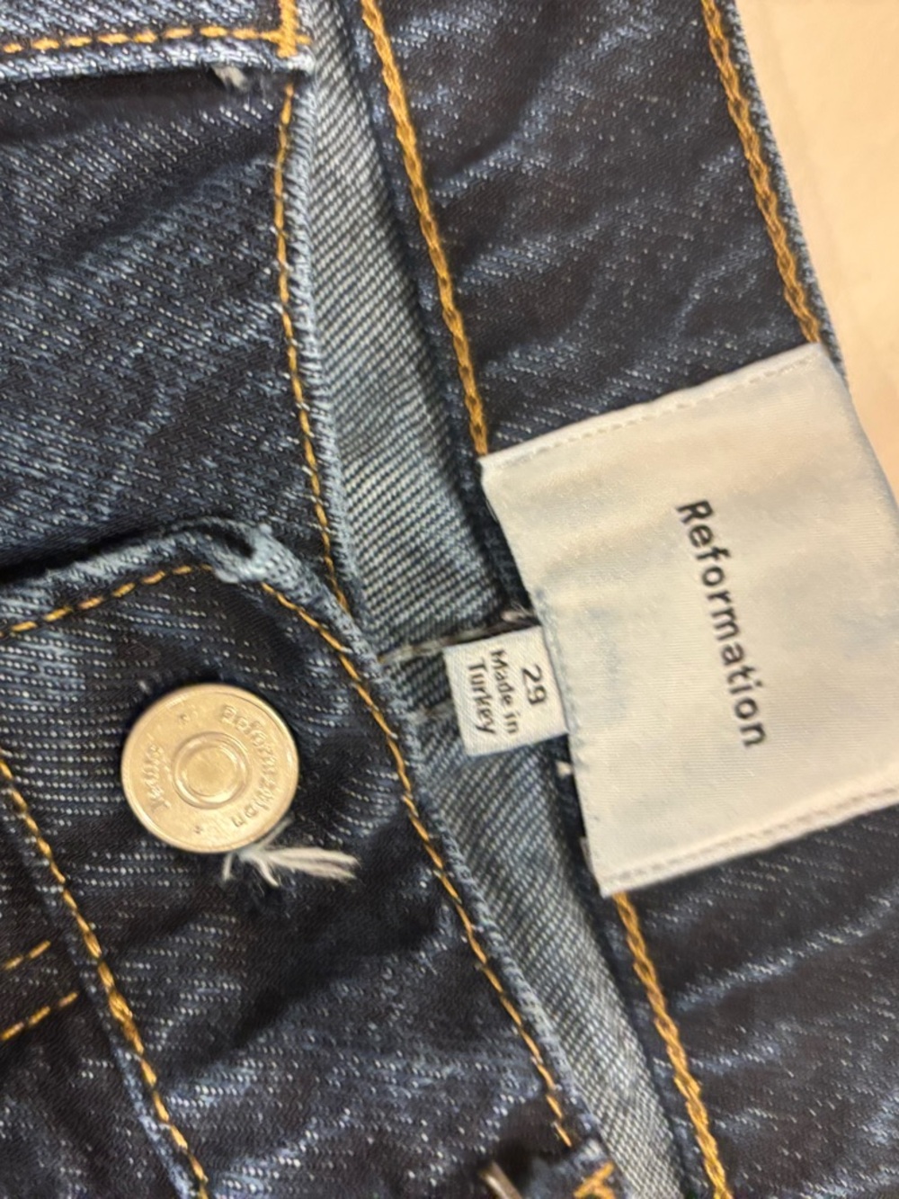 Reformation Val 90s Mid Rise Straight Leg Jeans
